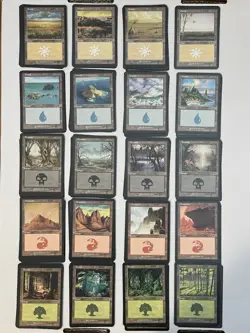 Onslaught Basic Land Lot 160 Magic the Gathering Onslaught Lands 8 Each Art LP+ - Image 1