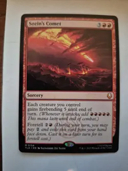 1x Sozin's Comet #154 Near Mint NM Avatar The Last Airbender TLA Magic MTG x1 - Image 1