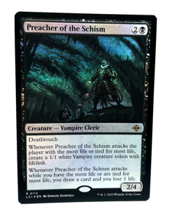 MTG Preacher of the Schism FOIL 0113 Rare NM+ Lost Caverns of Ixalan LCI Magic - Image 1