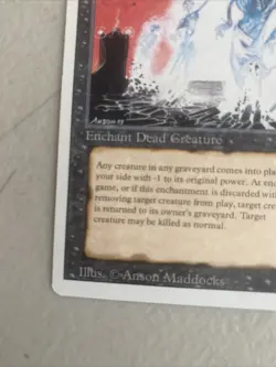 MTG Revised Animate Dead Uncommon 1994 Unplayed See Description Magic - Image 5
