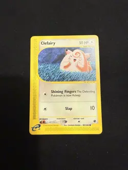 Pokemon TCG Clefairy Expedition Card 101/165 Regular Common E Reader - Image 1