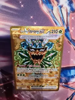 Pokemon TCG Teal Mask Ogerpon EX 221/167 Holo Sv06 Twilight Masquerade - Image 5