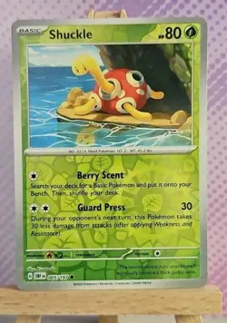 Pokemon TCG: Shuckle (Reverse Holo) 005/197 - Obsidian Flames - NM Condition - Image 1