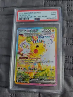 Pokemon TCG Pikachu EX 238/191 PSA 9 Special Illustration Rare Surging Sparks - Image 5