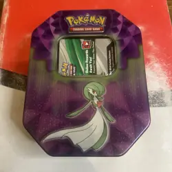 2019 Pokemon TCG Gardevior Strong Bond Tin opened / empty code card included - Image 1