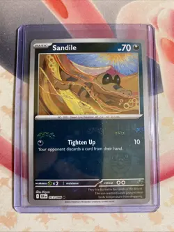 Pokemon TCG Sandile Master Ball Pattern 057/086 Black Bolt English NM - Image 4
