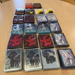 Pokemon ETB Sleeves Lot 22 Packs New - Image 5