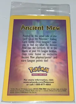 Sealed New Ancient Mew Pokemon Tcg Holo Vintage Rare Promo PSA 10 - Image 3