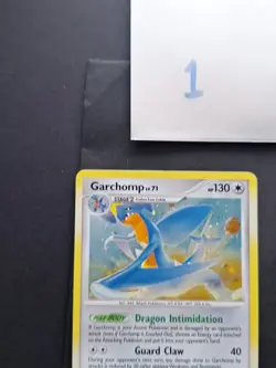 Pokemon TCG Garchomp LV.71 Holo foil 5/147 Platinum Supreme Victors 2009 (swirl) - Image 2