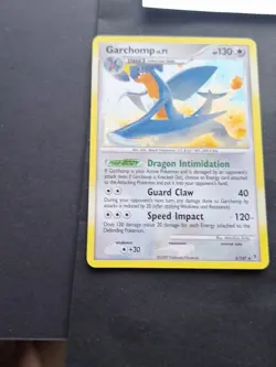 Pokemon TCG Garchomp LV.71 Holo foil 5/147 Platinum Supreme Victors 2009 (swirl) - Image 3