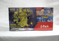 Pokemon Surging Sparks ETB + Booster Bundle 2-Pack Costco SEALED - Image 1