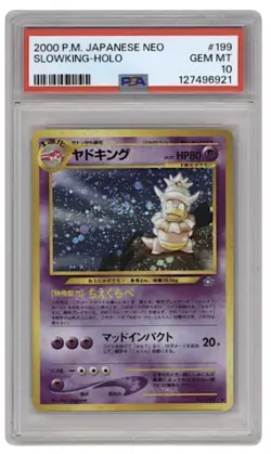 SLOWKING NEO GENESIS POKEMON JAPANESE #199 PSA 10 2000 - Image 1