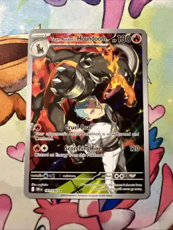 Team Rocket's Houndoom 191/182 Sv10: Destined Rivals Holo Pokemon TCG Near Mint - Image 1
