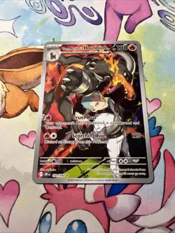 Team Rocket's Houndoom 191/182 Sv10: Destined Rivals Holo Pokemon TCG Near Mint - Image 3