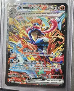 2024 POKEMON GRENINJA EX TWILIGHT MASQUERADE SPECIAL ILLUSTRATION #214/167! MINT - Image 1