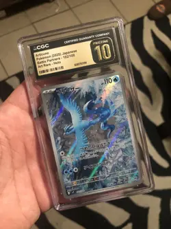 CGC PRISTINE 10 Japanese Pokemon 2025 Battle Partners - 102/100 Articuno - Image 1
