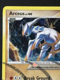 Pokemon Platinum Arceus (AR8) Holo Secret Rare (LP - Lightly Played EXCELLENT) - Image 4