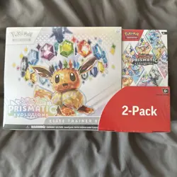 Pokemon TCG Prismatic Evolutions Costco Bundle ETB + Booster Bundle New & Sealed - Image 1
