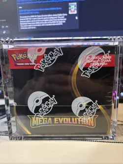 Pokemon TCG: Mega Evolution Enhanced Booster Box - NEW SEALED English w/ Case! - Image 1