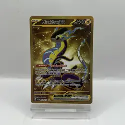 Pokemon Scarlet and Violet Bundle. AND Miraidon EX 253/198 Gold Hyper Rare LP - Image 1