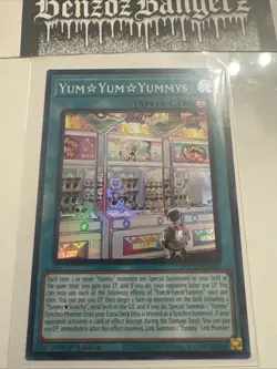 Yu-Gi-Oh! Yum Yum Yummys DOOD-EN067 Super Rare 1st Edition In Hand - Image 1