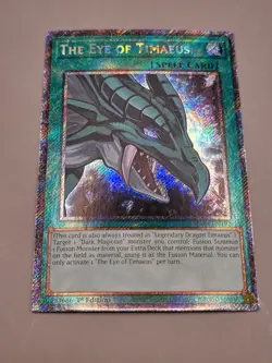 The Eye of Timaeus x1 (Platinum Secret Rare) RA04 RA04-EN192 Yugioh NM - Image 2
