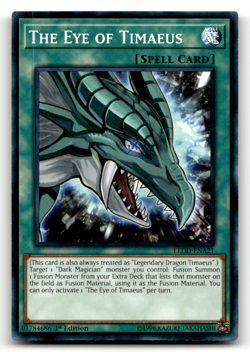 The Eye of Timaeus LEDD-ENA21 1st Edition Common Legendary Dragon Decks LP - Image 1