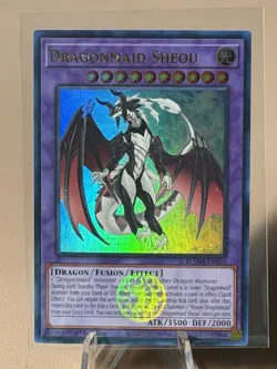 YuGiOh! - Dragonmaid Sheou BLMM-EN064 Ultra Rare 1st Edition - Image 1
