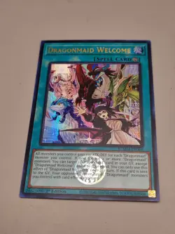 Yugioh! Dragonmaid Welcome - BLMM-EN066 - Ultra Rare - 1st Edition Near Mint En - Image 1