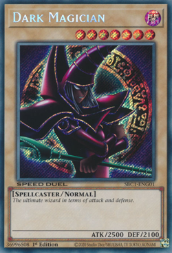 Dark Magician - SBC1-ENG01 Secret Rare 1st Ed NM Yugioh - Image 1