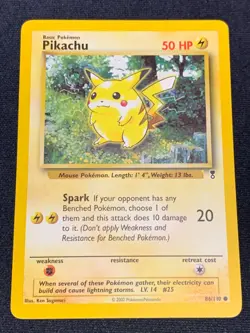 C281 POKEMON TCG PIKACHU 86 NON-HOLO VG-NM CARD LEGENDARY COLLECTION - Image 1