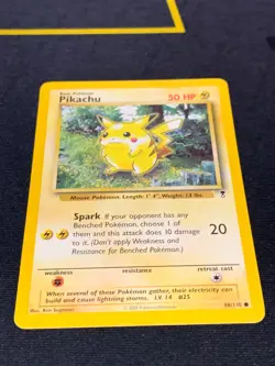 C281 POKEMON TCG PIKACHU 86 NON-HOLO VG-NM CARD LEGENDARY COLLECTION - Image 2