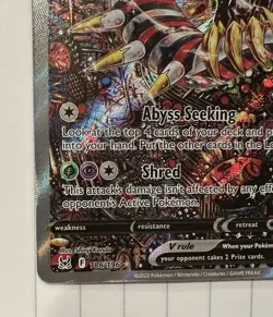 Giratina V Alt Art #186/196 Lost Origin Holo Pokemon Card TCG Pack Fresh NM+ - Image 3