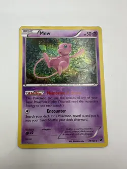 Pokemon Mew TCG Holo Rare Card 29/124 XY Fates Collide 2016 LP See photos - Image 1