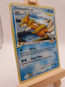 Pokemon Holo Rare Card : Floatzel 4/111 (Rising Rivals) - Image 2