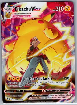Pikachu VMAX TG17/TG30 SWSH11: Lost Origin Trainer Gallery - Pokemon Card - NM - Image 1