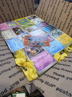 ?? 17lbs 4200+ UNSEARCHED Pokemon Bulk Lot! Some Holos & Vintage Cards LP/NM ? - Image 1