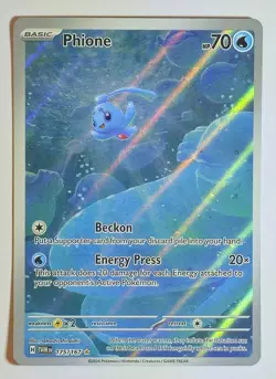 Phione 175/167 Illustration Rare Twilight Masquerade Pokemon TCG & Bonus Card - Image 2