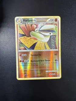 Hariyama 14/90 Reverse Holo Rare Undaunted Pokemon Card LP - Image 1
