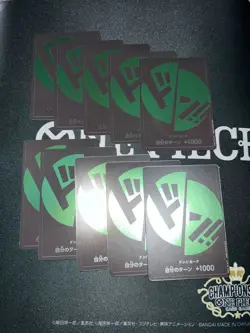 Roronoa Zoro Special DON !! Card Set of 10 PROMO ONE PIECE Card BANDAI - Image 1