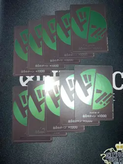 Roronoa Zoro Special DON !! Card Set of 10 PROMO ONE PIECE Card BANDAI - Image 2