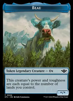 Beau Regular - Outlaws Of Thunder Junction Tokens MTG-NM - Image 1