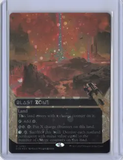 Blast Zone (0092) (Borderless) (Galaxy Foil) Edge of Eternities: Stellar Sights - Image 1