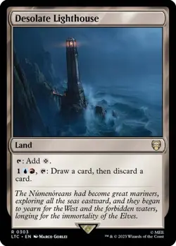MTG - Desolate Lighthouse - Lord of the Rings Commander - Magic the Gathering - Image 1