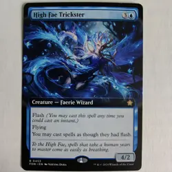 High Fae Trickster - Extended Art - NM - Foundations FDN - MTG - Image 1