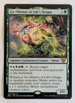 Go-Shintai of Life's Origin Commander: Kamigawa: Neon Dynasty Regular, NM - MTG - Image 1