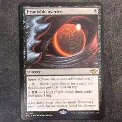 Insatiable Avarice - Outlaws of Thunder Junction (MTG) - Image 1