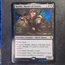Rankle, Master of Pranks - Foil Prerelease - Throne of Eldraine (MTG) - Image 1