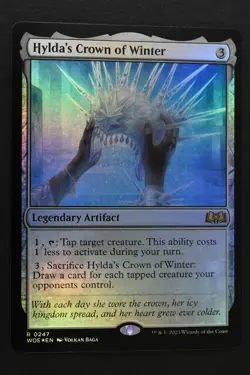 Magic The Gathering: Hylda's Crown of Winter - WOE - FOIL - NM Unplayed MTG - Image 1
