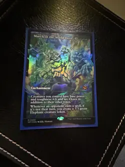 March of the World Ooze (Showcase) Aetherdrift Foil Near Mint Condition - Image 1